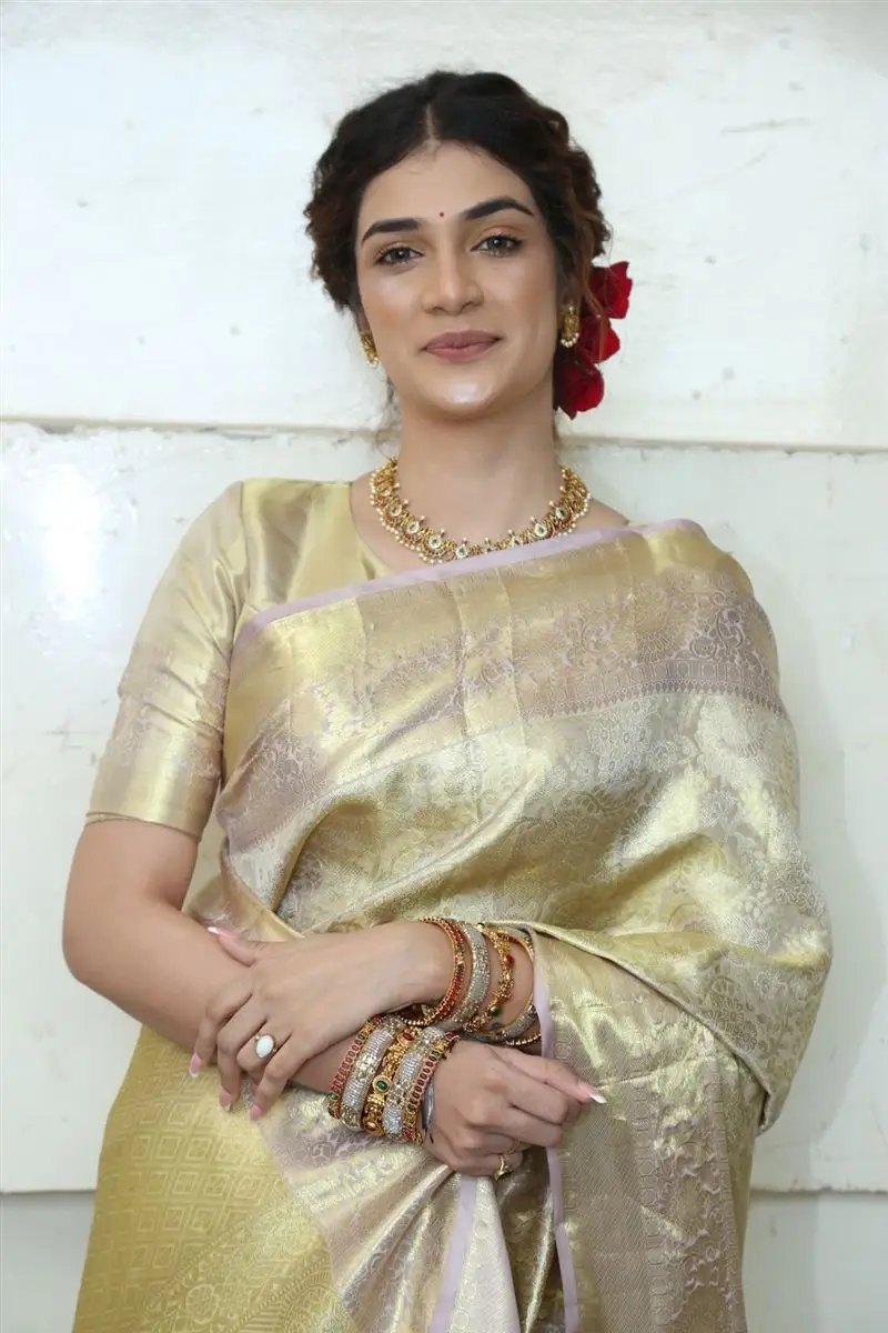 Hasini Sudhir at Purushothamudu Movie Pre Release Event